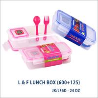 BHAWANI PLASTIC LOCK & FIT LUNCH BOX (600+125) 1PC