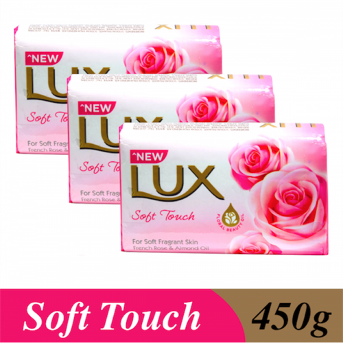 LUX SOFT TOUCH SOAP 3*150 GM